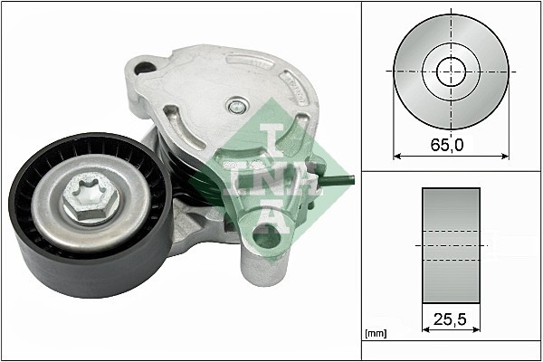 INA 534 0571 10 Intinzator curea, curea distributie