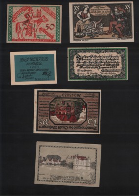 Set#4 12 notgeld diferite (cele din imagini) foto