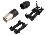 Conector Mufă RJ45 Amphenol XLRnet Drept pentru Cablu 5-8mm, Carcasă Montare Mecanică