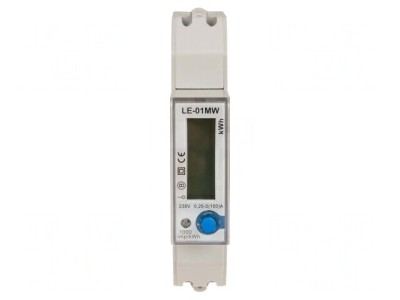 Contor Digital 1-Fază LCD pentru Șină DIN foto