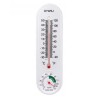 Termometru cu higrometru pentru exterior, -20°c ~ + 50°c, plastic, 22x6 cm, alb, Oem