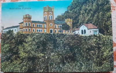 Carte postala, Gorj, Manastirea Tismana, 1921 foto