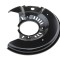 Protectie disc frana Toyota Yaris 235mm 1999-2005, Fata, Stanga, NTY HTO-TY-018