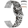 Curea silicon, compatibila Huawei Watch Fit 2, VD Very Dream&reg;, Quick Release, Transparent Leopard