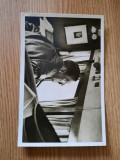 ADOLF HITLER IN TREN - CARTE POSTALA EXTREM DE RARA (FOTOGRAFIE SEPIA), Necirculata