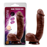 Dildo Realistic Real Touch XXX Hard On Brown 20cm