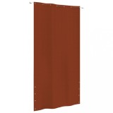 vidaXL Paravan de balcon, cărămiziu, 140x240 cm, țesătură oxford