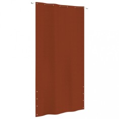 vidaXL Paravan de balcon, caramiziu, 140x240 cm, ?esatura oxford foto