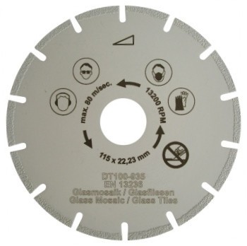 Disc DiamantatExpert pt. Mozaic - Special 115x22.2 (mm) Super Premium - DXDH.2107.115 foto