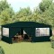 vidaXL Cort de petrecere profesional cu pereți verde 4 x 6 m 90 g/m&sup2; 48538