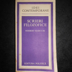 HERBERT MARCUSE - SCRIERI FILOZOFICE