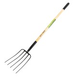 Furca cu 5 dinti, maner lemn, 1520mm, Micul Fermier, GF-2448