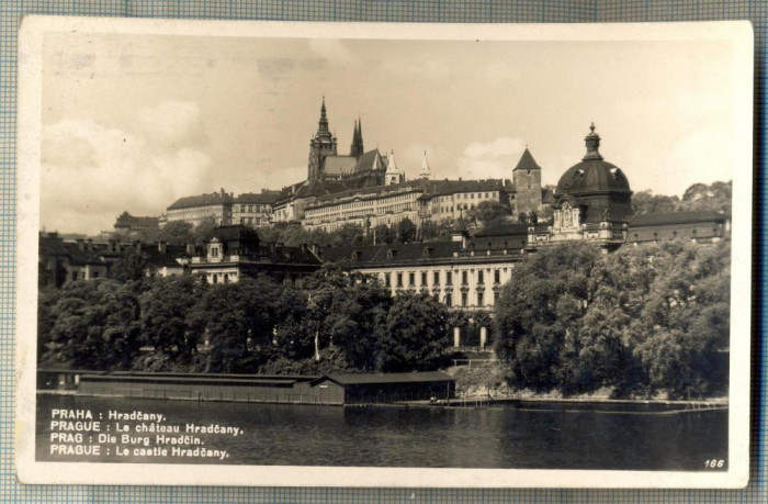 AD 312 C. P. VECHE -PRAGUE -LE CHATEAU HRADCANY-CEHOSLOVACIA - CIRC. 1937 RESITA