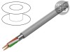 Cablu ecranat PVC gri 305m 300V
