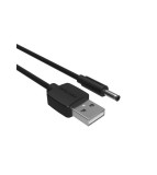 Cablu de incarcare Vention USB 2.0 la DC 3.5mm, 0.5m, Negru
