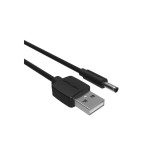 Cablu de incarcare Vention USB 2.0 la DC 3.5mm, 0.5m, Negru