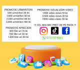 Promovare Instagram , TikTok , Facebook