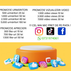 Promovare Instagram , TikTok , Facebook