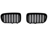 Grila masca fata fata BMW X3 (F25), 03.2014-08.2017, partea stanga, negru; TUNING,