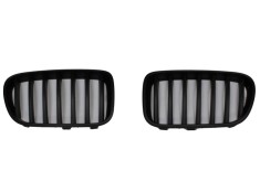 Grila masca fata fata BMW X3 (F25), 03.2014-08.2017, partea stanga, negru; Tuning,