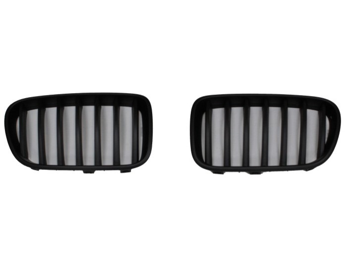 Grila masca fata fata BMW X3 (F25), 03.2014-08.2017, partea stanga, negru; TUNING,