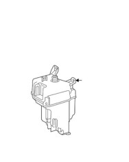 Rezervor spalator parbriz Toyota Highlander, 12.202019, fara pompa lichid parbriz, fara spalator far, fara senzor nivel lichid, Fara gura umplere,