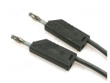 Cablu de măsurare 1m 60VDC 16A cu soclu axial 4mm