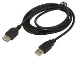 Cablu USB 2.0 A-A 1,8m Negru