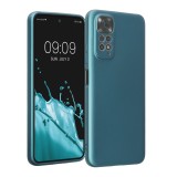 Husa kwmobile pentru Xiaomi Redmi Note 11/Redmi Note 11S, Silicon, Albastru, 58651.251, Carcasa