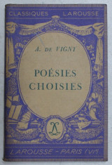 A . DE VIGNY - POESIES CHOISIES , 1935 foto