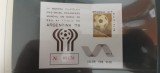 Brazilia-Campionatul mondial de fotbal Argentina 1978-colita speciala,nestampilata MNH (F3)