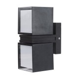 Aplica Elan LED 18W 4000K IP65, negru, Erste