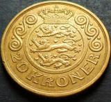 Moneda 20 KRONER / COROANE - DANEMARCA, anul 1996 *cod 4652 A