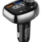 Modulator FM 12-24V Bluetooth 5.0 cu functie de incarcator auto Super Charge 3.0 - T61