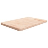 Cumpara ieftin Blat de baie, 60x40x2,5 cm, lemn masiv netratat