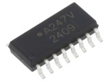 Optocuplor SMD BROADCOM 4 canale tranzistori SO16 80V 3kV izolatie