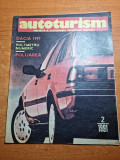 Autoturism februarie 1991-articol dacia liberta,starea drumurilor in bucuresti