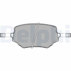 DELPHI LP1015 set placute frana,frana disc