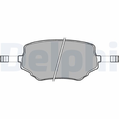 DELPHI LP1015 set placute frana,frana disc foto
