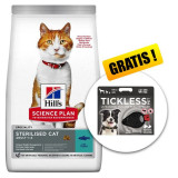 Cumpara ieftin Hill&amp;#039;s Science Plan Feline Young Adult Sterilised Cat Tuna 15 kg + Tickless Pet GRATUIT, Hill&#039;s