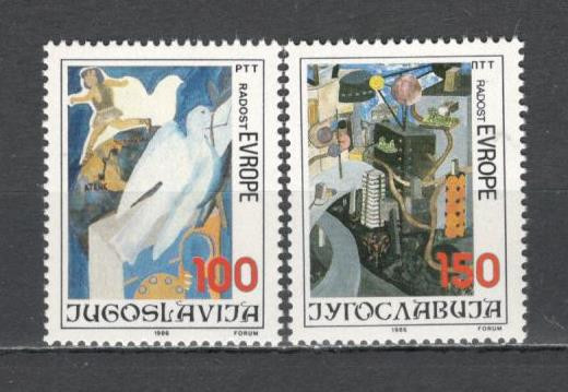 Iugoslavia.1986 Concurs de desene &quot;Prietenii Europei&quot; SI.581