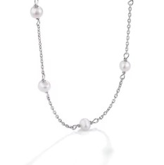 Lantisor Argint 925 cu Perla naturala de cultura - ALCA Fine Jewelry