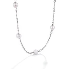 Lantisor Argint 925 cu Perla naturala de cultura - ALCA Fine Jewelry