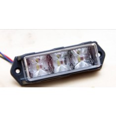 Stroboscop profesional LED DuaLColor X3 12v-24v Rosu/Albastru