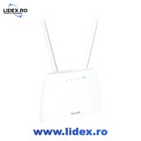 Router Wireless TENDA 4G07 AC1200, Dual Band 300 + 867 Mbps, 4G LTE, alb