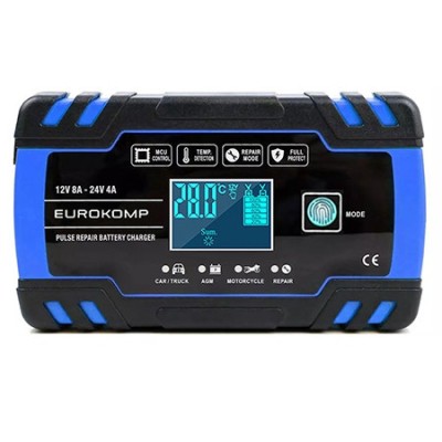 Redresor automat LECHPOL URZ4046, 12 V 8A - 24 V 4A, 130 W, 560 g, cablu 100 cm foto