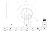 BOSCH 0 986 479 305 Disc frana
