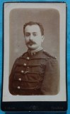 Fotografie tip CDV, Ofiter din armata franceza, inceput de secol XX