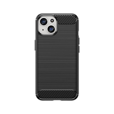 Husa carbon case flexible Iphone 15 foto