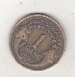 Bnk mnd Franta 1 franc 1931, Europa